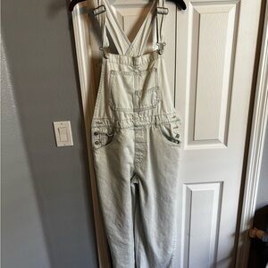 Free People Denim Overalls